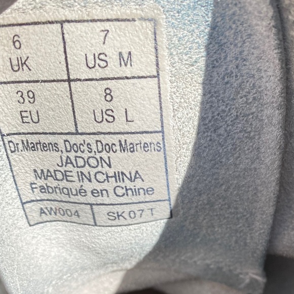 SOLD SOLD SOLD Dr Martens JADON Leather Boots 🤍🖤 - Picture 9 of 9